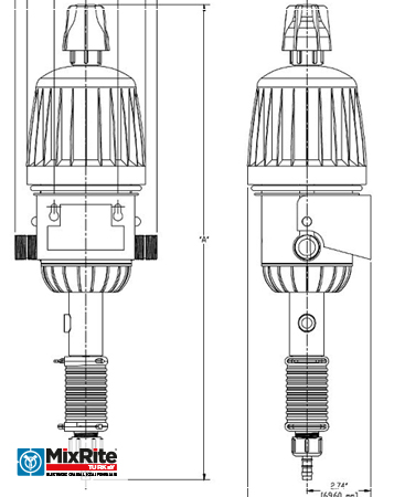 MixRite Elektriksiz Dozaj Pompası